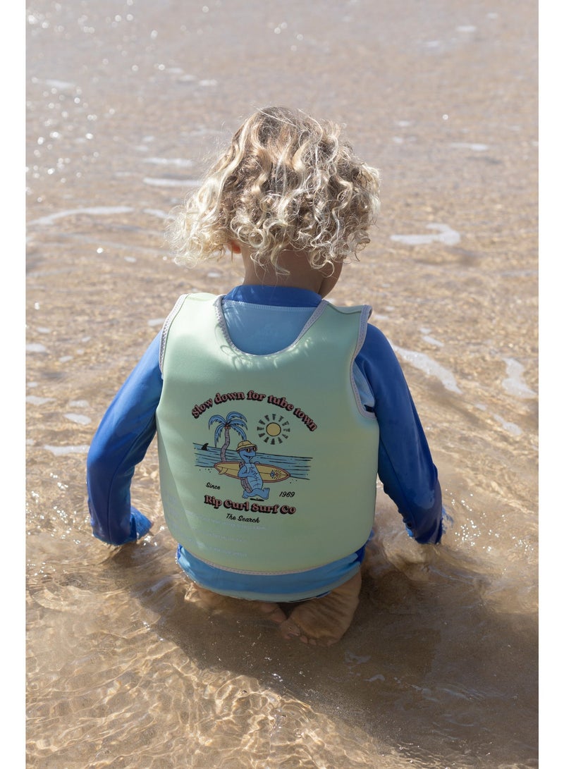 Sunnylife Kids Swim Vest 3-6 Shred Turtle Aqua – Kids Swim Vest Shred Turtle Aqua (3-6 Years) – Lightweight and Secure Life Jacket for Pool and Beach Fun - Image 4